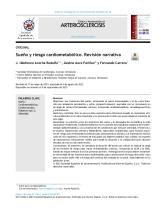 Sueño y riesgo cardiometabólico. Revisión narrativa