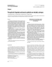 Percepción del etiquetado nutricional en población con obesidad y sobrepeso