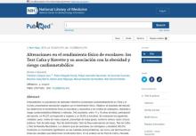 Alteraciones en el rendimiento físico de escolares: los Test Cafra y Navette y su asociación con la obesidad y riesgo cardiometabólico