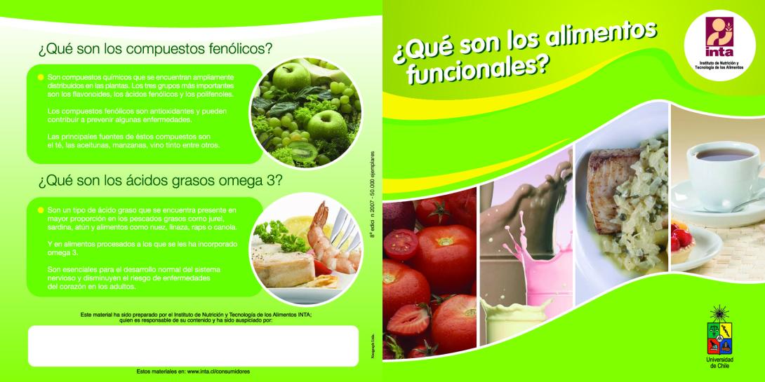 Alimentos funcionales ¿Qué son los alimentos funcionales? (CHILE)