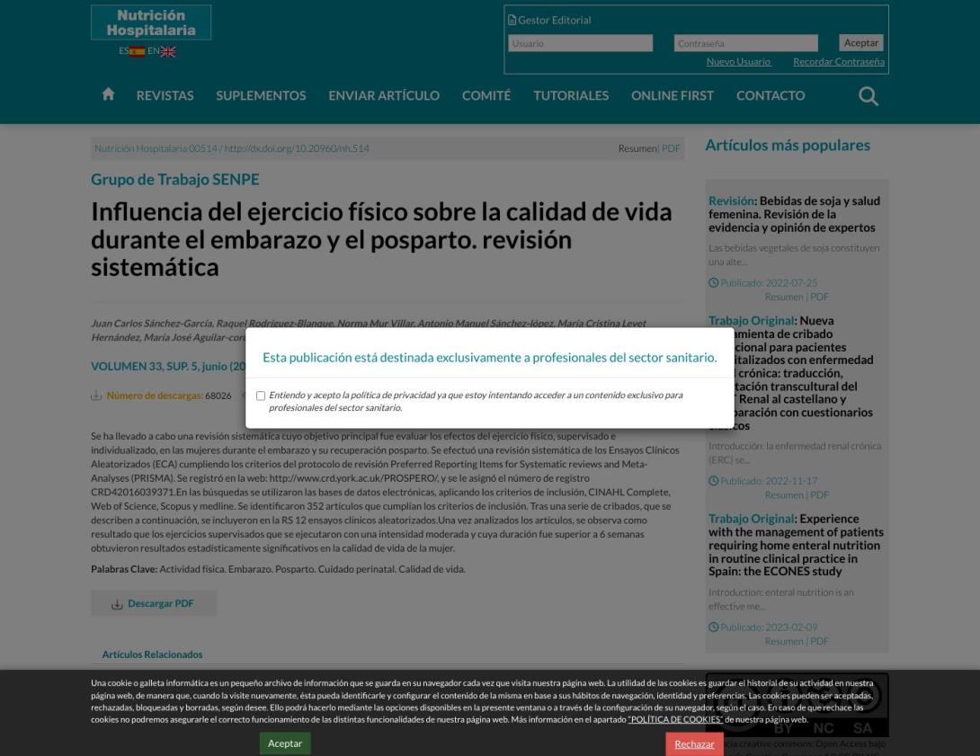 Influencia del ejercicio físico sobre la calidad de vida durante el embarazo y el posparto. Revisión sistemática